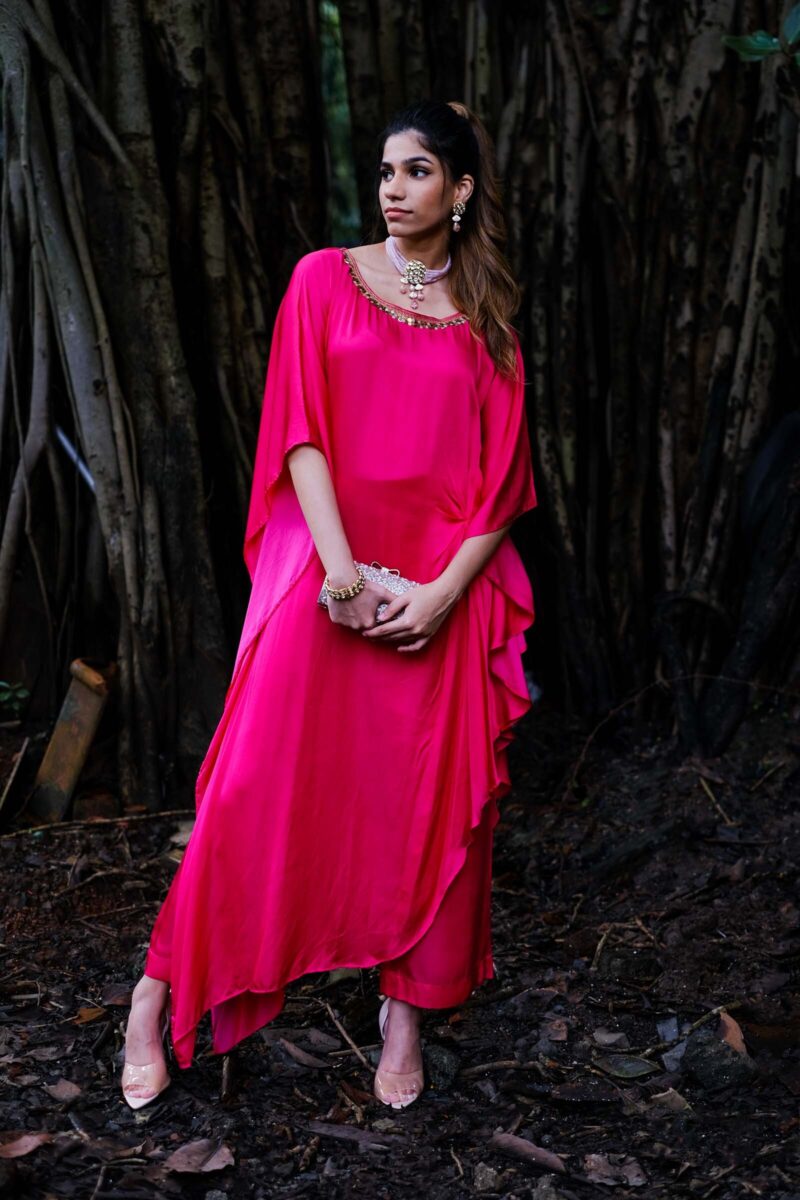 Asymmetric Kaftan set